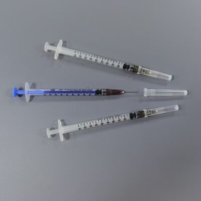Insulin Syringe with Detached Needle