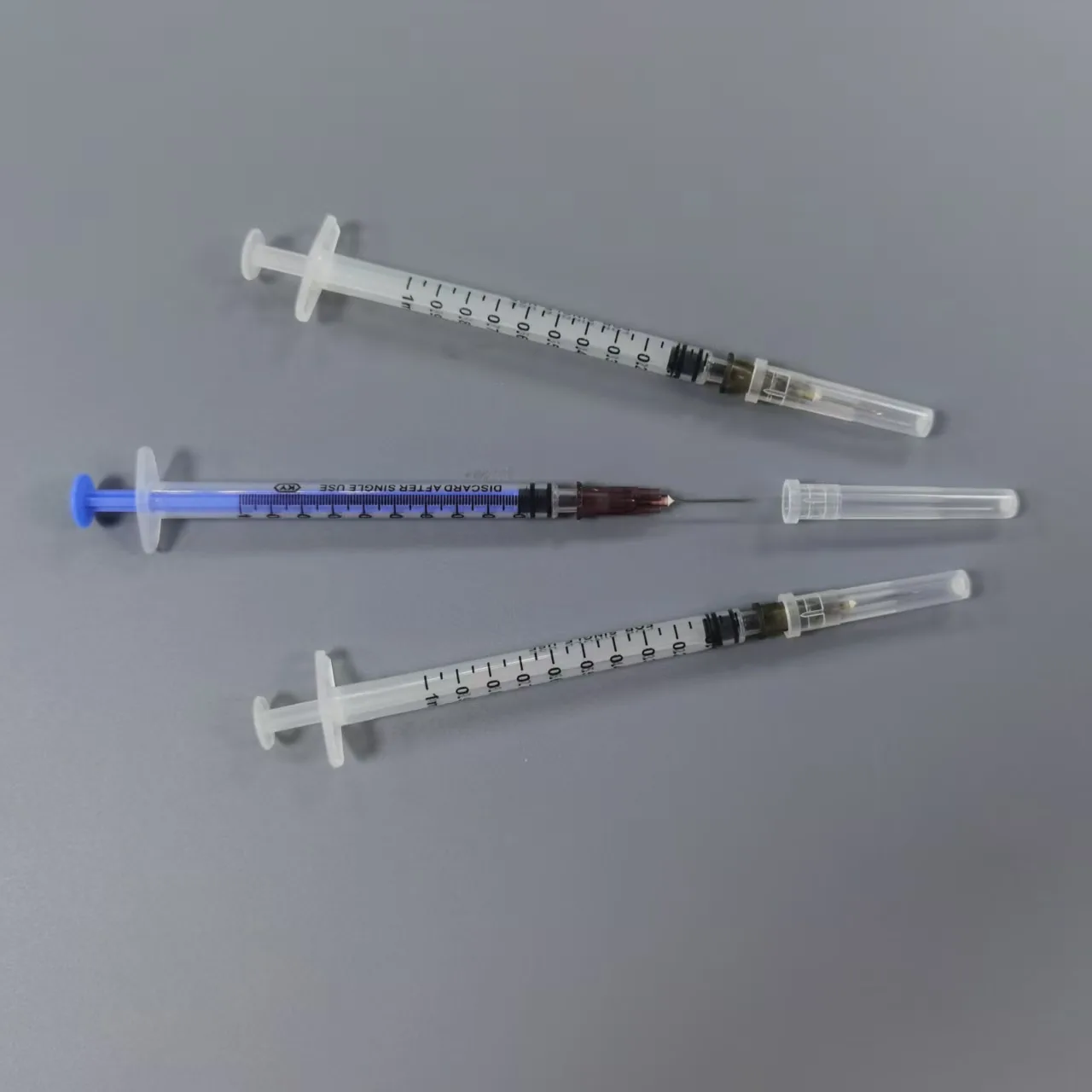 Insulin Syringe with Detached Needle
